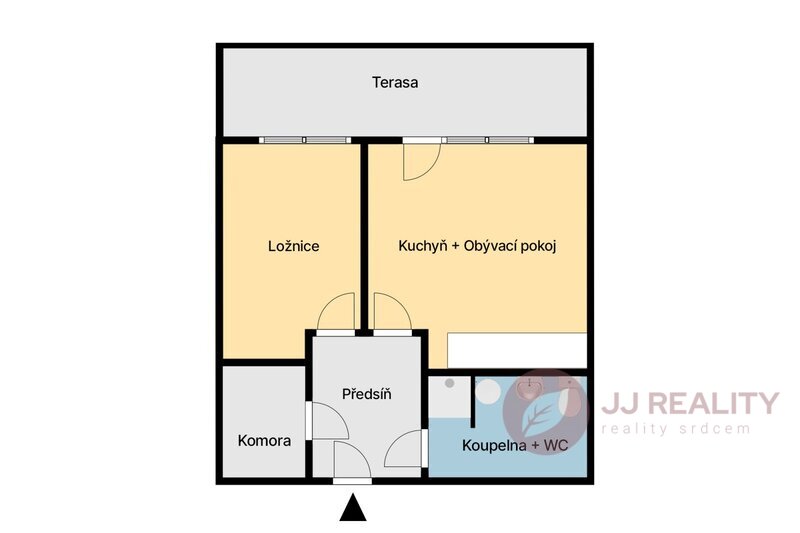 Krásný byt 2+kk s terasou